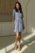 Сукня міні, з крапелькою синя, XL
