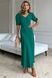 Зелена сукня максі, з бантом на спинці, S